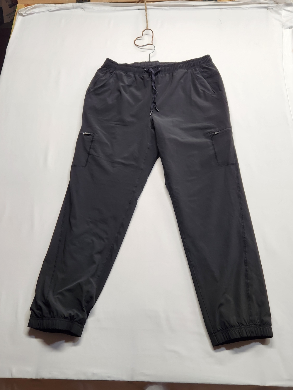 ⭐️Eddie Bauer Flexion Polar Fleece Lined Cargo Hiking Jogger Pants 14 Gorpcore